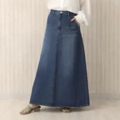 デニムスカート ロングスカート