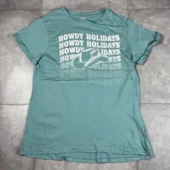 HOWDY HOLIDAYS Tシャツ 半袖 ティール