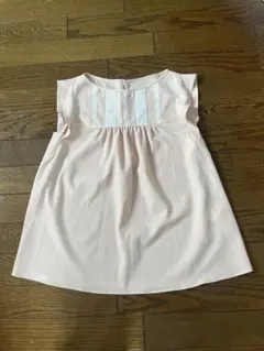 ピンク フリルスリーブ シャツのサムネイル