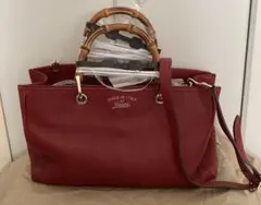 【美品】GUCCI バンブー ハンドバッグ