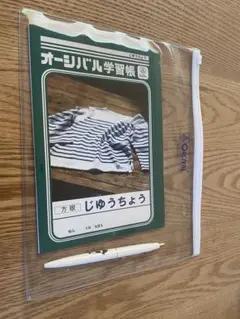【新品未使用】オーシバル学習帳 ストライプ柄 A4サイズ　オーシバル　ノベルティ