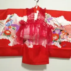 新作♡　チュール　被布　メロウ　ドレス　ふんわり　 七五三 マルチウェイチュール