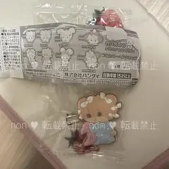 mikko characters ♥︎ フロッキーヘアクリップ latte B