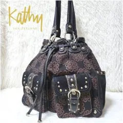 KATHY Van Zeeland レオパード ハンドバッグ Y2K 美品 KATHY Van Zeeland レオパード ハンドバッグ 平成 y2k - メルカリ