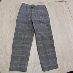 ザラ　チェック柄パンツ　6