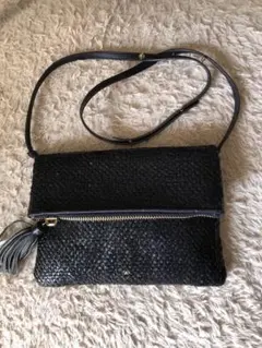 アニヤハインドマーチ　編み込みイントレチャート ショルダーバッグ　2way