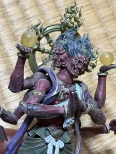 驚愕の造形美！タケヤ式自在置物『阿修羅 -着彩版-』海洋堂 タケヤ式