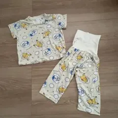 monpoké ピカチュウ ポッチャマ ベビーパジャマ 90cm