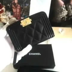 ☆あ様専用☆ CHANEL ボーイシャネル ジップ コインパース ☆ キャビア