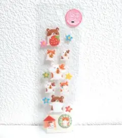 平成レトロ　ハムスター　シール　スポンジシール　ハムちゃん