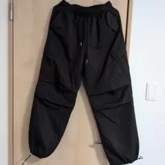 ブラック　カーゴパンツ　ワークパンツ　М