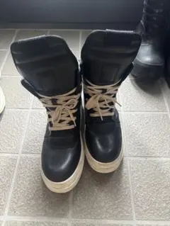 Rick Owens Geobasket スニーカー ブラック ホワイトのサムネイル