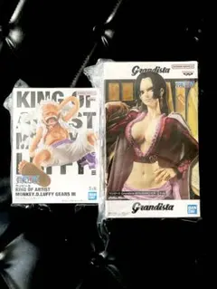 【未開封新品】ワンピース　ルフィ　ボア・ハンコック　フィギュア2点セット