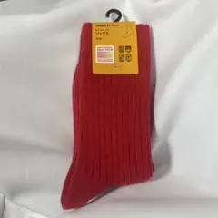 UNIQLOヒートテックソックス　赤