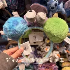 香港ディズニー　モンスターズ・インク　サリーとマイク　カチューシャ