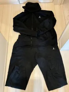 Jordan ジョーダン　XXL ブラック フルジップフーディー パンツ セット