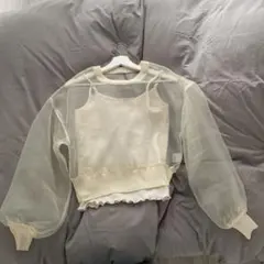 NICE CLAP レースシャツ