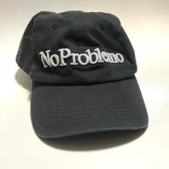 No Problemo キャップ 黒 アリーズ