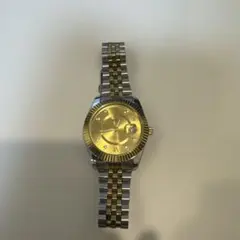 DEDIMA ファッションウォッチ ゴールド/シルバー