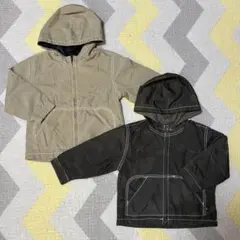 babyGAP ベージュ 迷彩 ウインドブレーカー 2枚 セット