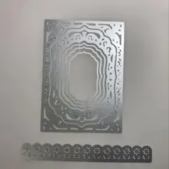 値下げ¥1111→¥1000【2点セットダイカットエッジダイ ◉フレーム ◉花柄