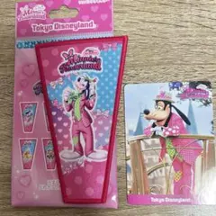 ディズニー　パルパルーザ ワッペンアクセサリー＆コレクションカード【グーフィー】