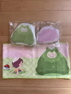 ぽこあポケモン✖️極楽湯 洗面器 タオル スポンジ セット - メルカリ