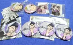 【Dr.STONE】あさぎりゲン☆缶バッジ アクリルキーホルダー まるくじ