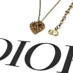 Dior ネックレス ヴィンテージ ゴールド リーフモチーフ - メルカリ