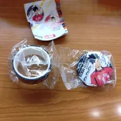 くら寿司xハイキューコラボ　黒尾鉄朗バッジ　烏野マスキングテープ セット