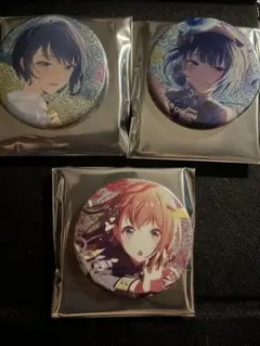 プロセカ グリッター缶バッジ 桐谷遥 花里みのり 3点