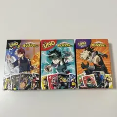 マクドナルド　ハッピーセット　UNO３個　ヒロアカ　コンプ