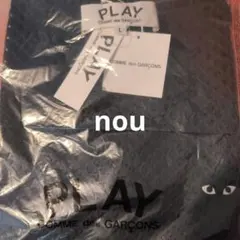 プレイ 꼼데가르송 新品 正規品 heart BLACK ブラック L