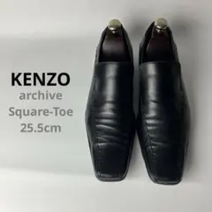 90s vintage kenzo スクエアトゥ レザーシューズ 革靴 90s vintage kenzo スクエアトゥ レザーシューズ 革靴 - メルカリ