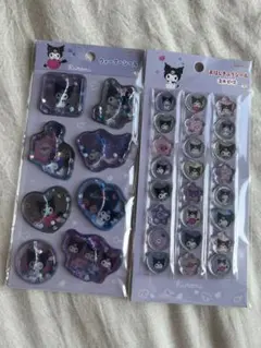 【匿名配送】クロミ　ウォーターシール　おはじきふうシール