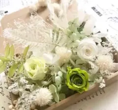 ブライダルホワイトグリーン花材詰め合わせ