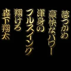 刺繍　ワッペン　森下翔太　阪神タイガース　応援歌　応援ユニホーム　金　虎　短パンのサムネイル