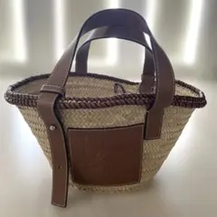 希少・箱付き✨LOEWE ロエベ かごバッグ バスケット マルチカラー ロエベ バスケットラージ ラフィア カゴバッグ マルチカラー