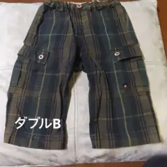 カーゴパンツ グリーン系 チェック柄