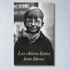 LOS CHICOS LISTOS LEEN LIBROS 国内未入荷ポスター