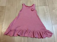 PETIT  BATEAU プチバトーワンピース　ボーダー柄　24m/86㎝