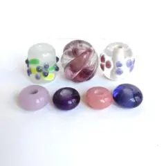 とんぼ玉アソートB　パープル