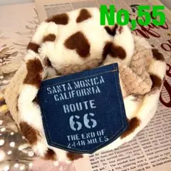 No,55 ふわふわ　軽い　スヌード　ネックウォーマー　ハート　デニムリメイク