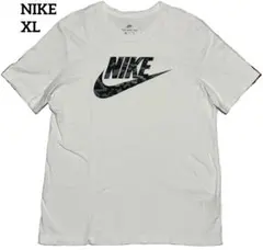 ゆーさん【NIKE メンズ】Tシャツ XL ホワイト 白 カモフラ 迷彩ロゴ