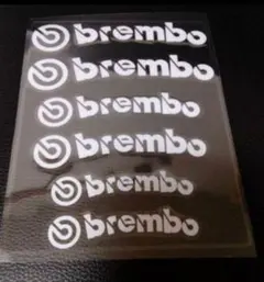 brembo ブレンボブレーキキャリパー ステッカー　文字だけ残る
