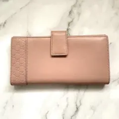 グッチ　GUCCI マイクロシマ　オールレザー　長財布　0309-⑤