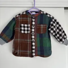 F.O.KIDS チェック柄フランネルシャツ 100