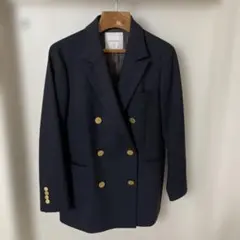 イブサンローラン ウールカシミヤダブルフェイスジャケット YSL刻印