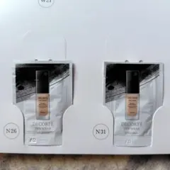 N26 N31 コスメデコルテ ゼンウェアフルイドファンデーション サンプル