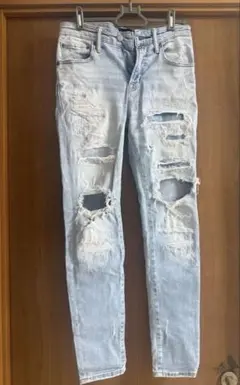 AZUL by MOUSSY ダメージデニム Sのサムネイル